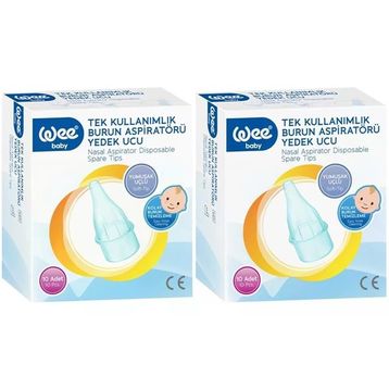 Wee Baby Kod:163 20 Adet Burun Aspiratörü Nasal Yedek Ucu