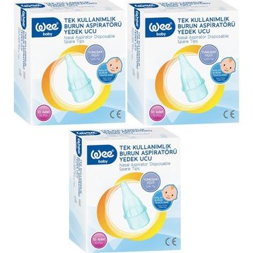 Wee Baby Kod:163 30 Adet Burun Aspiratörü Nasal Yedek Ucu