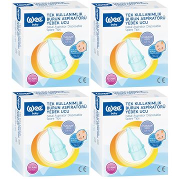 Wee Baby Kod:163 40 Adet Burun Aspiratörü Nasal Yedek Ucu