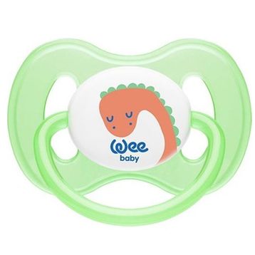Wee Baby No:1 158 0-6 Ay Damaklı Silikon Kelebek Yeşil Emzik