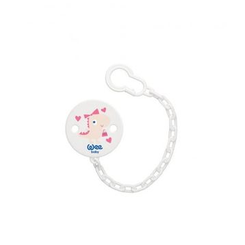 Wee Baby Pembe Dinazor Desenli Emzik Askısı