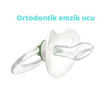 Wee Baby Şeffaf Desenli 0+ Ay Damaklı Silikon Emzik