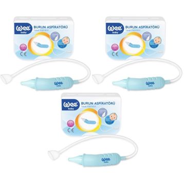 Wee Baby WEE162 3'lü Saklama Kutulu Nasal Burun Aspiratörü