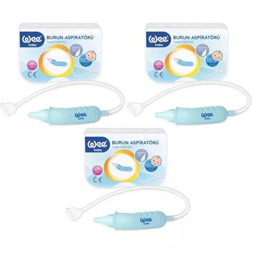 Wee Baby WEE162 3'lü Saklama Kutulu Nasal Burun Aspiratörü