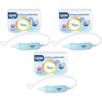 Wee Baby WEE162 3'lü Saklama Kutulu Nasal Burun Aspiratörü