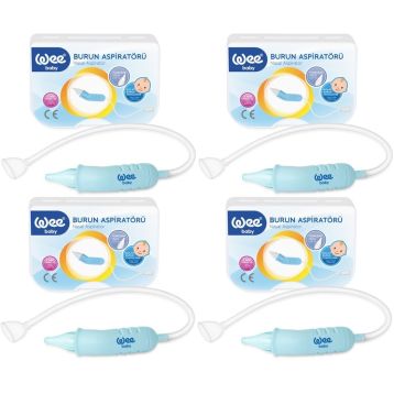Wee Baby WEE162 4'lü Saklama Kutulu Nasal Burun Aspiratörü
