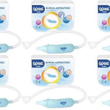 Wee Baby WEE162 6'lı Saklama Kutulu Nasal Burun Aspiratörü