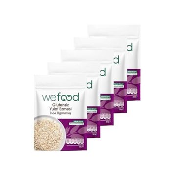 Wefood 300 gr İnce Öğütülmüş Glutensiz Yulaf Ezmesi (3 adet)