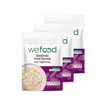 Wefood 300 gr İnce Öğütülmüş Glutensiz Yulaf Ezmesi (3 adet)