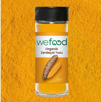Wefood 55 gr Organik Zerdeçal Tozu