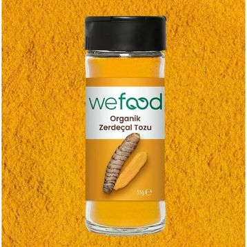 Wefood 55 gr Organik Zerdeçal Tozu