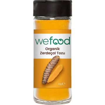 Wefood 55 gr Organik Zerdeçal Tozu