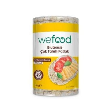 Wefood Organik 100 gr Çok Tahıllı Pirinç Patlağı