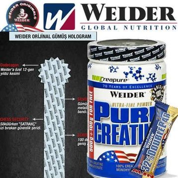 Weider Pure Creatine 600 gr Amino Asit