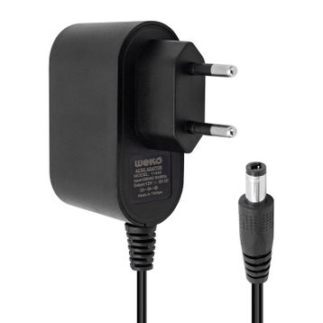 Weko 12 Volt 2 Amper 24 Watt Plastik Kasa 5.5x2.5 Uçlu Priz Tipi Adaptör