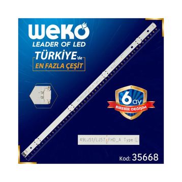Weko WK-1147 17y 49 fhd A-Type 49.8 cm 4 Ledli Panel