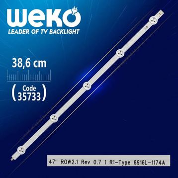 Weko WK-1203 40 İnç 38.6 cm 6 Ledli Panel