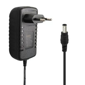 Weko Wk-24327 12 Volt - 2.5 Amper 5.5*2.5 Uçlu Yerli Üretim Plastik Kasa Priz Tipi Adaptör