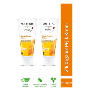 Weleda Calendula 2x75 ml Organik Pişik Kremi