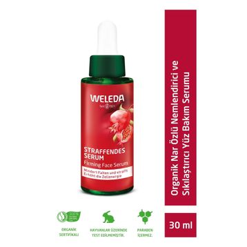 Weleda Pomegranate Maca Peptides Nar Özlü 30 ML Nemlendirici ve Sıkılaştırıcı Yüz Bakım Serumu