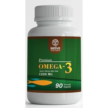 Welive Premium Omega-3 1220 mg 90 Kapsül
