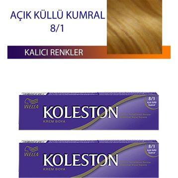 Wella Açık Küllü Kumral 8/1 2 Adet Tüp Saç Boyası
