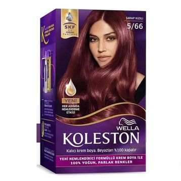 Wella Koleston 5/66 Şarap Kızılı Kit Saç Boyası