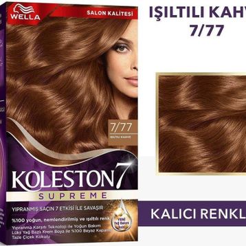 Wella Koleston Supreme 7/77 Işıltılı Kahve Saç Boyası