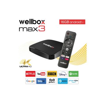 Wellbox Max316 GB 4K Android 12 Tv Box