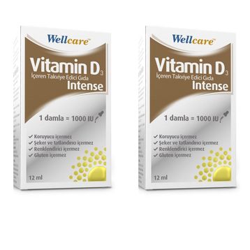 Wellcare Vitamin D3 Intense 12 ml Damla