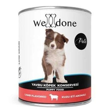 Welldone Puppy Kuzu Etli Pate 415 gr Yavru Köpek Konservesi