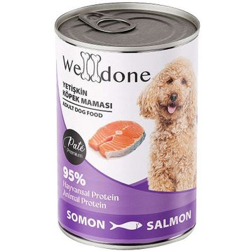 Welldone Somonlu Pate 415 gr Yetişkin Köpek Konservesi