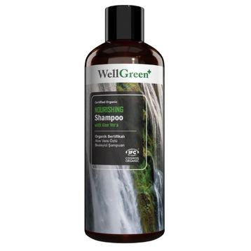 WellGreen Sertifikalı Aloe Vera Özlü Besleyici 400 ml Organik Şampuanı