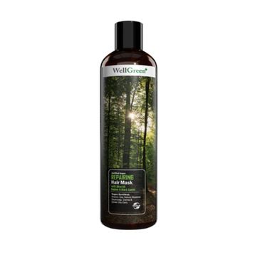 WellGreen Zeytinyağı Defne ve Çörek Otu Özlü 250 ml Vegan Sertifikalı Onarıcı Saç Bakım Maskesi