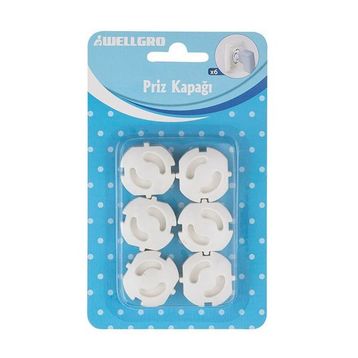 Wellgro 6Lı Priz Kapağı
