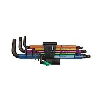 Wera 05073593001 950/9 Hex-Plus Metrik Black Laser 9 parça Çok Renkli 1 SB L Anahtar Seti