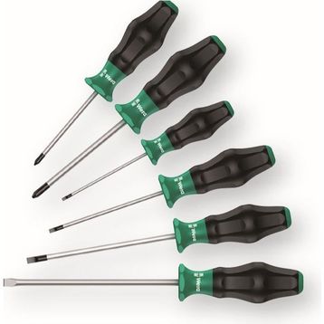 Wera 1334/6 Kraftform Tornavida Takımı