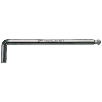 Wera 950 3,0 mm PKL Hex-Plus Krom Topbaş Alyan