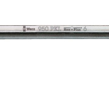 Wera 950 3,0 mm PKL Hex-Plus Krom Topbaş Alyan