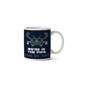 Were in the Pipe Five By Five Aliens Baskılı Kupa