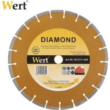 Wert 2711-180 Granit Mermer Elmas Testere