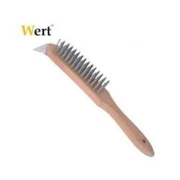 Wert W2771 Ahşap Saplı Tel Fırça