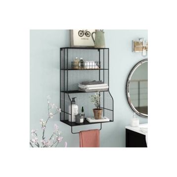 Wess Dizayn WD-218 Metal Havluluk Banyo ve Mutfak Duvar Rafı