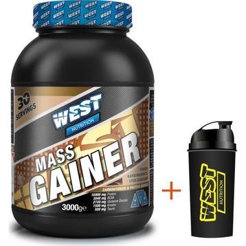 West 3000 gr 30 Servis Mass Gainer Karbonhidrat Tozu
