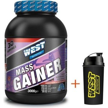 West 3000 gr 30 Servis Mass Gainer Karbonhidrat Tozu