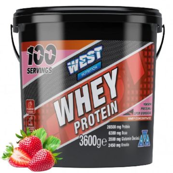 West 3600 gr 100 Servis Whey Protein Tozu