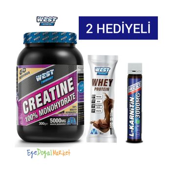 West Nutrition 300 gr 60 Servis Kreatin Monohidrat