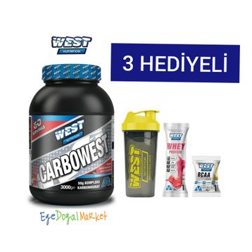 West Nutrition 3000 gr 60 Servis Carbowest Karbonhidrat Tozu