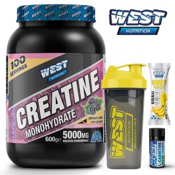 West Nutrition 600 gr 100 Servis Kreatin Monohidrat