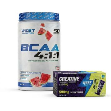 West Nutrition Bcaa 4:1:1 500 gr 50 Servis Karpuz Gıda Takviyesi